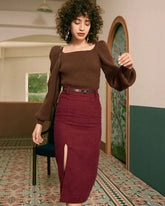 The Bubble Sleeve Sweater | Rihoas