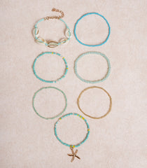 Blue Bohemian Beach Style Bracelet | Rihoas