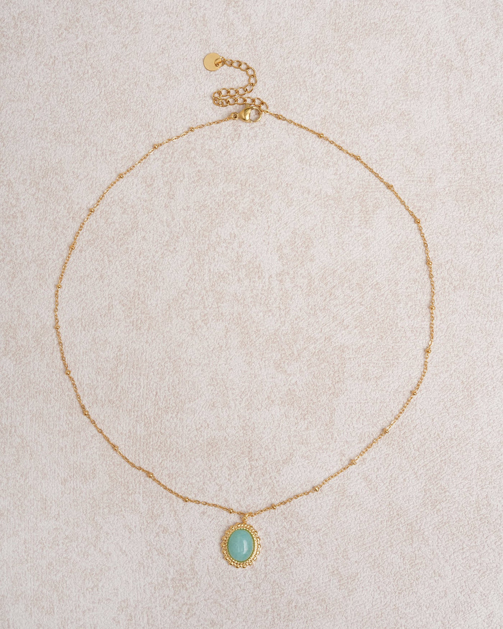 Gold Stainless Steel Pendant Necklace | Rihoas