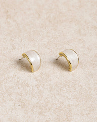 Silver Metal Earrings | Rihoas