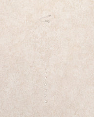 White Clear Crystal Dewdrop Necklace | Rihoas