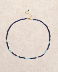 Blue Lapis Lazuli Necklace | Rihoas
