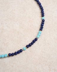 Blue Lapis Lazuli Necklace | Rihoas