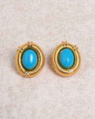 Blue Turquoise Earrings | Rihoas