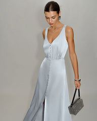 A-Line Sleeveless Maxi Dress | Rihoas