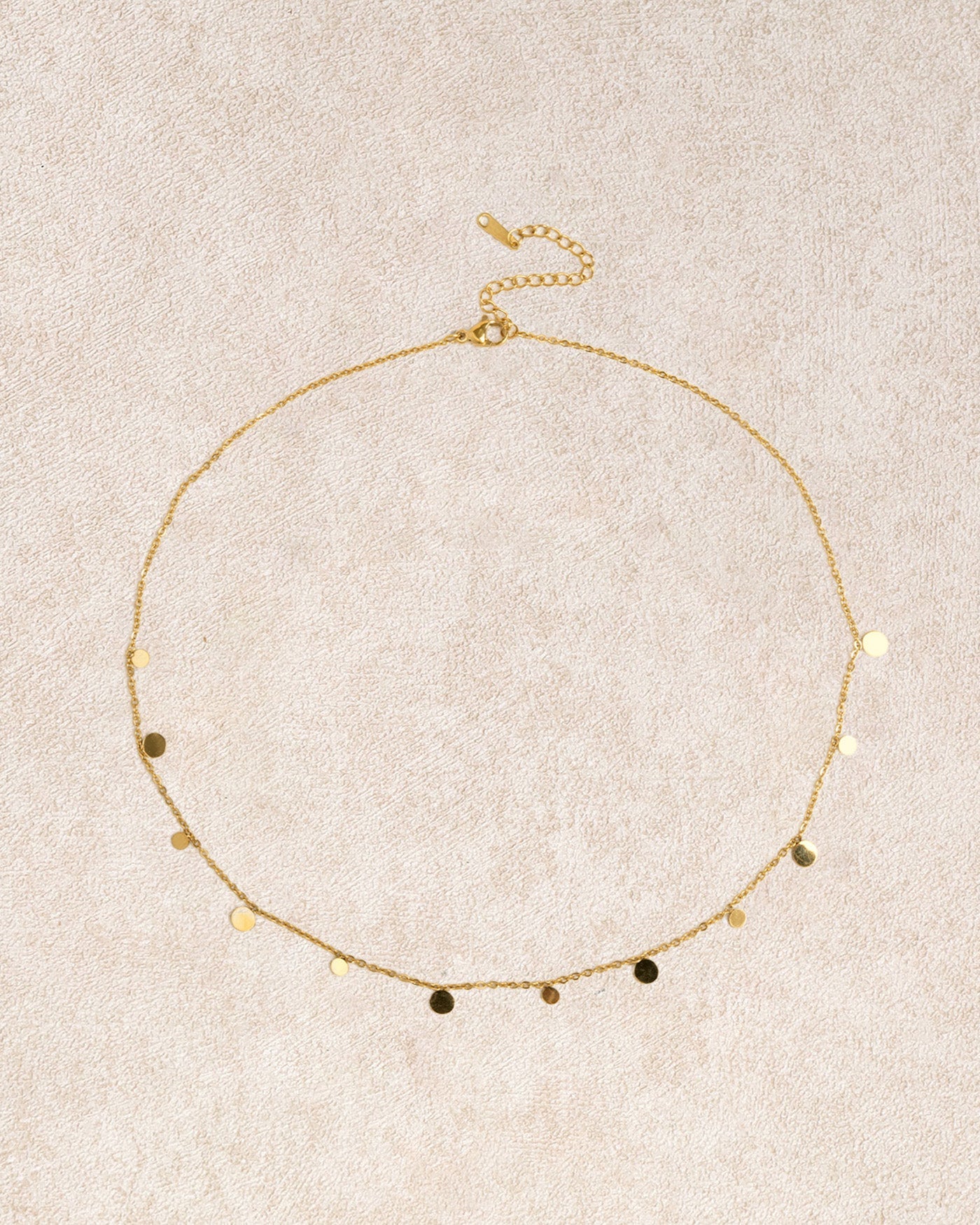 Gold Titanium Steel Necklace | Rihoas