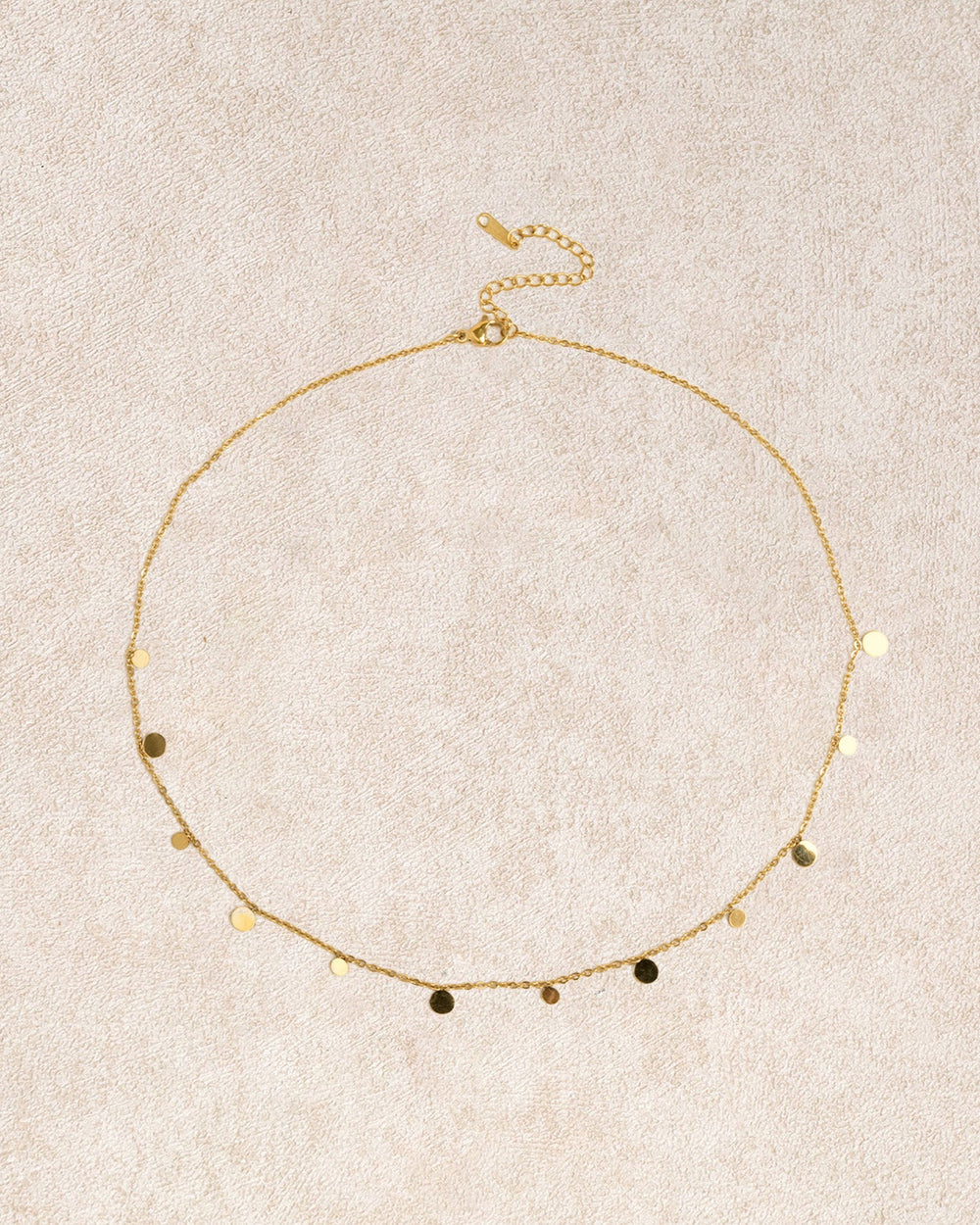 Gold Titanium Steel Necklace | Rihoas