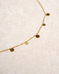 Gold Titanium Steel Necklace | Rihoas