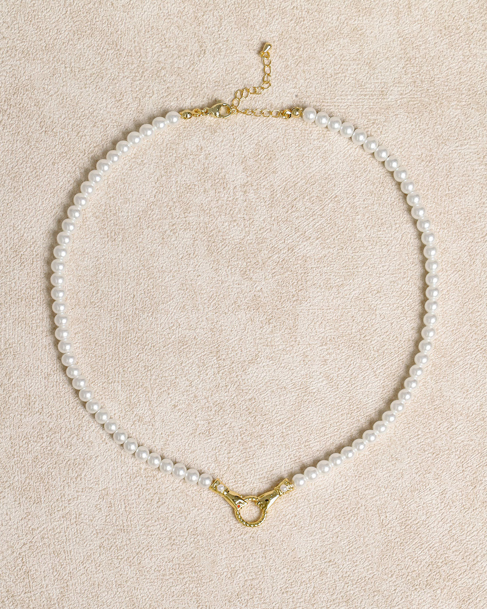 Pearl Clavicle Necklace | Rihoas