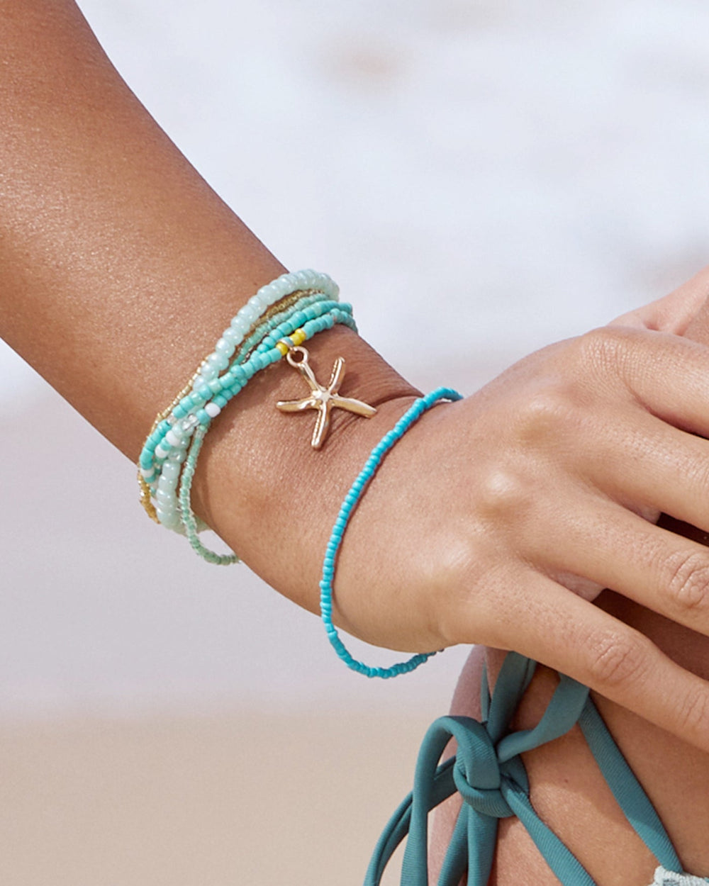 Blue Bohemian Beach Style Bracelet | Rihoas