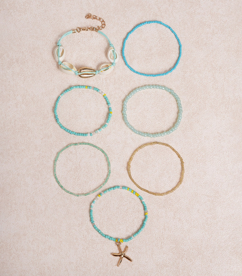 Blue Bohemian Beach Style Bracelet | Rihoas