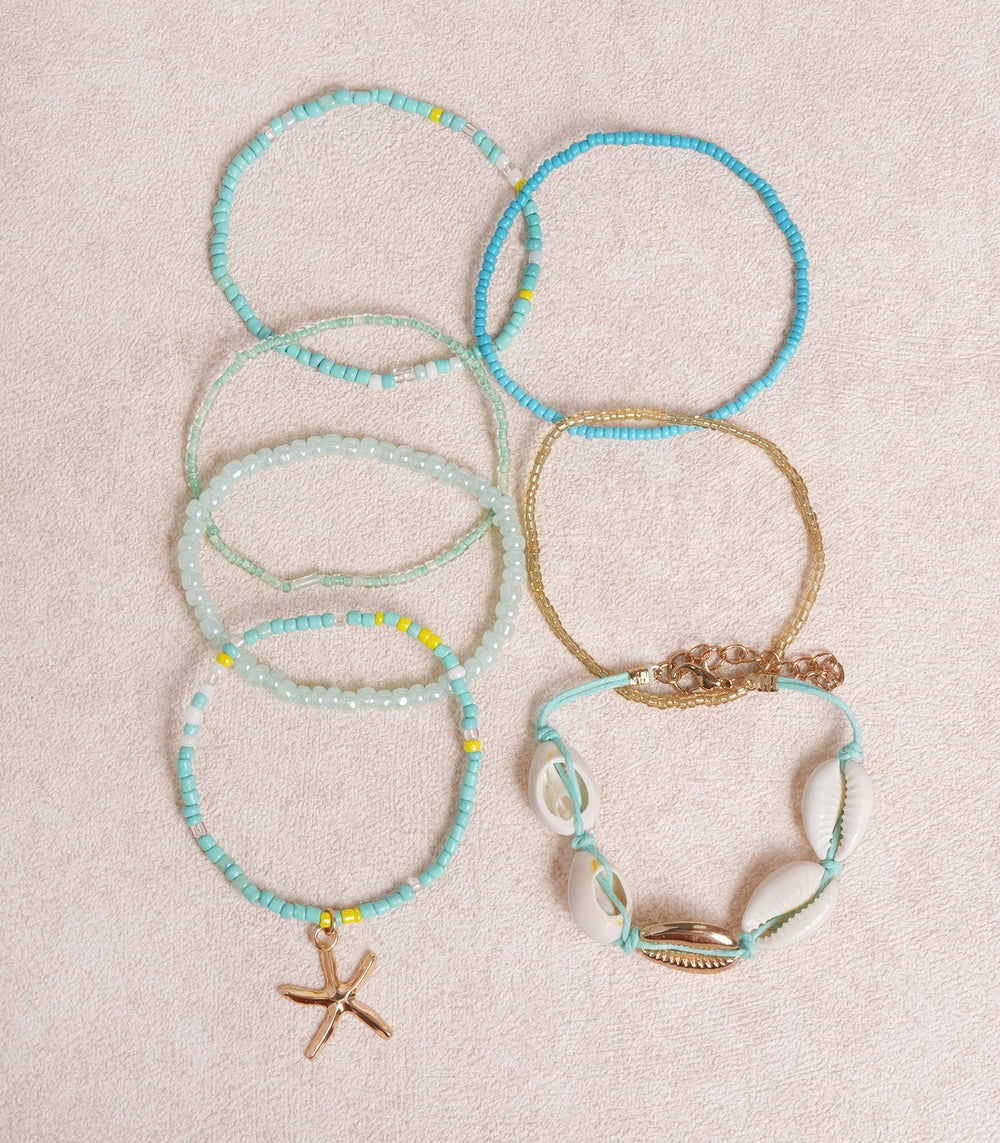 Blue Bohemian Beach Style Bracelet | Rihoas