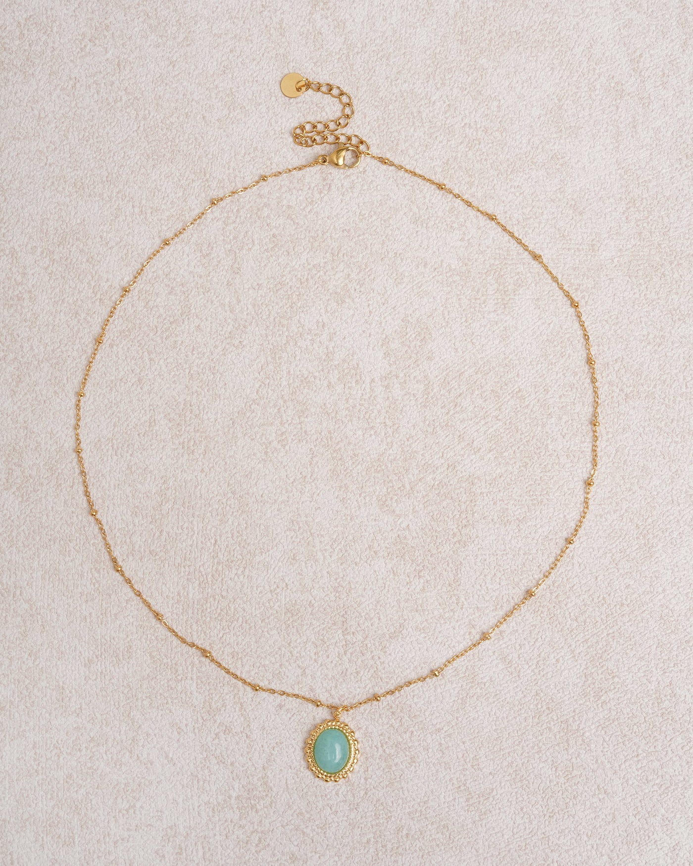 Gold Stainless Steel Pendant Necklace | Rihoas