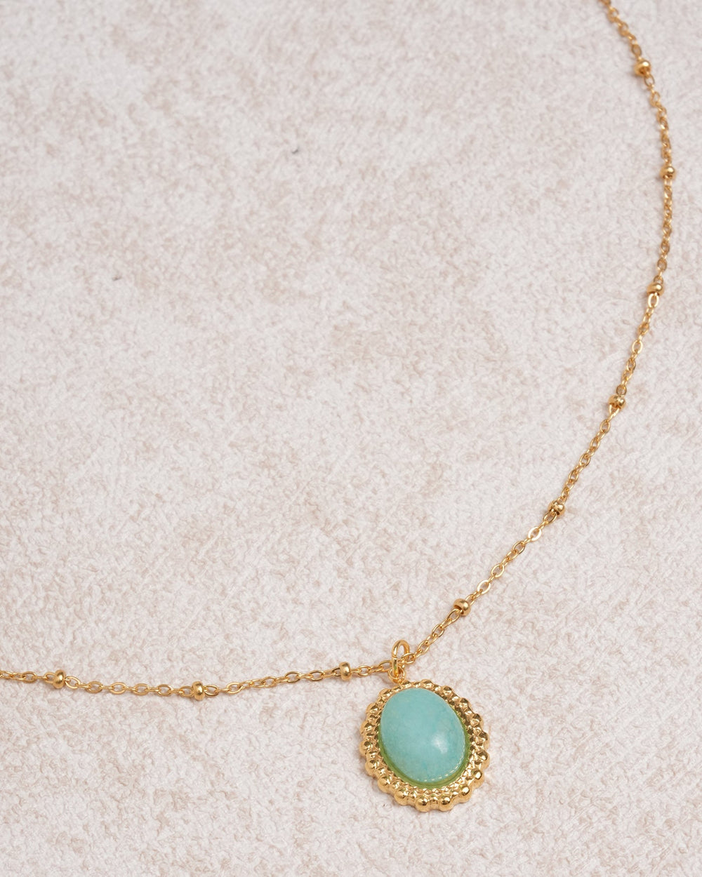 Gold Stainless Steel Pendant Necklace | Rihoas
