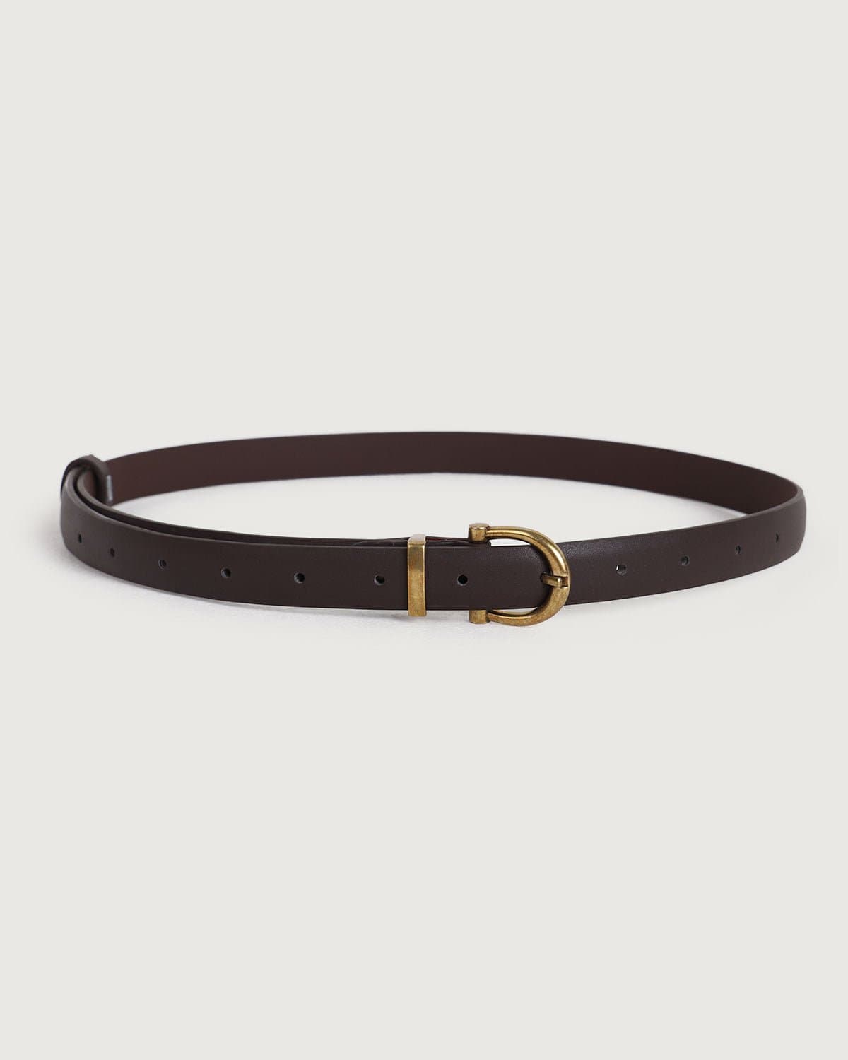 The Horseshoe Gold Buckle Belt | Rihoas