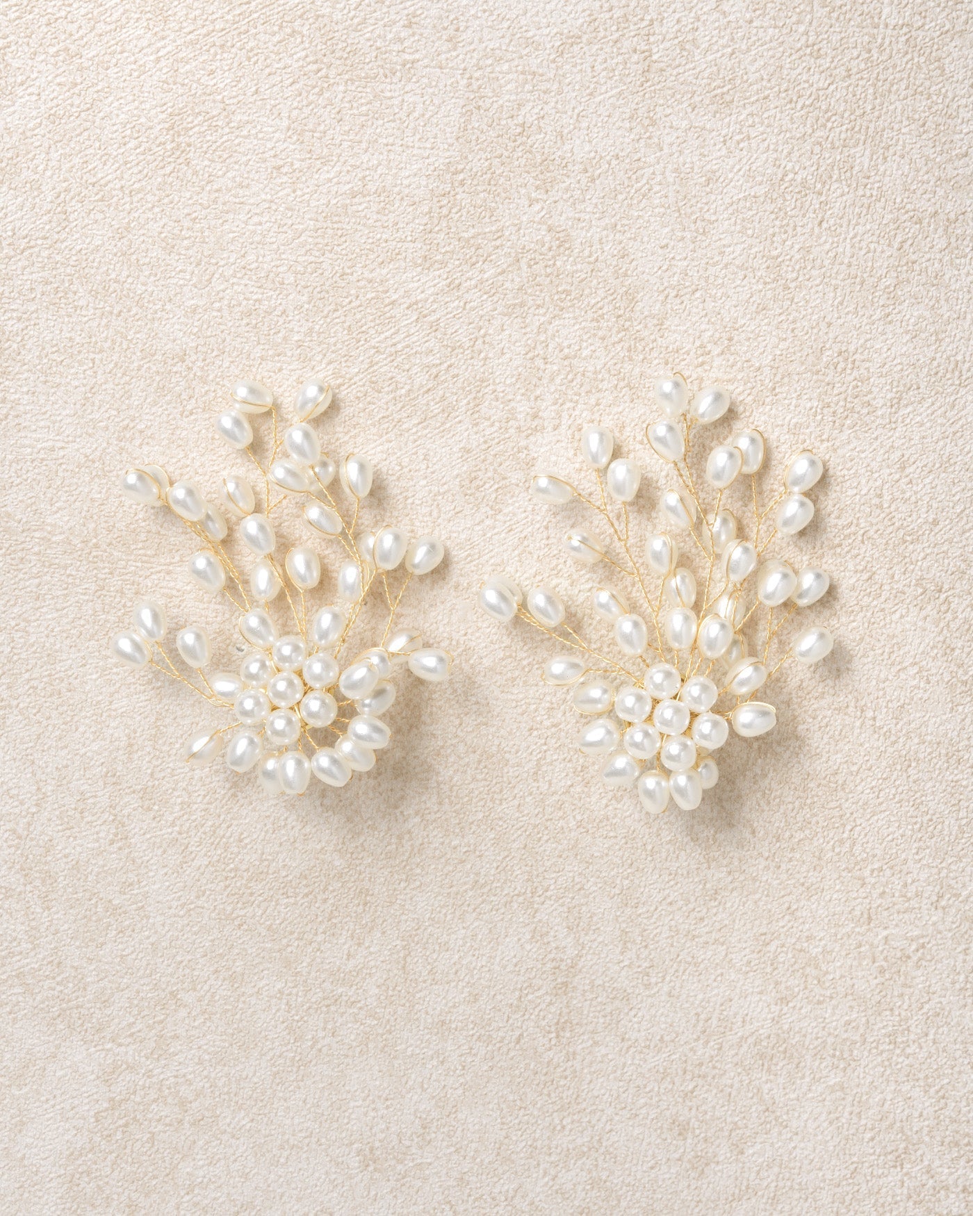 White Metal Earrings | Rihoas