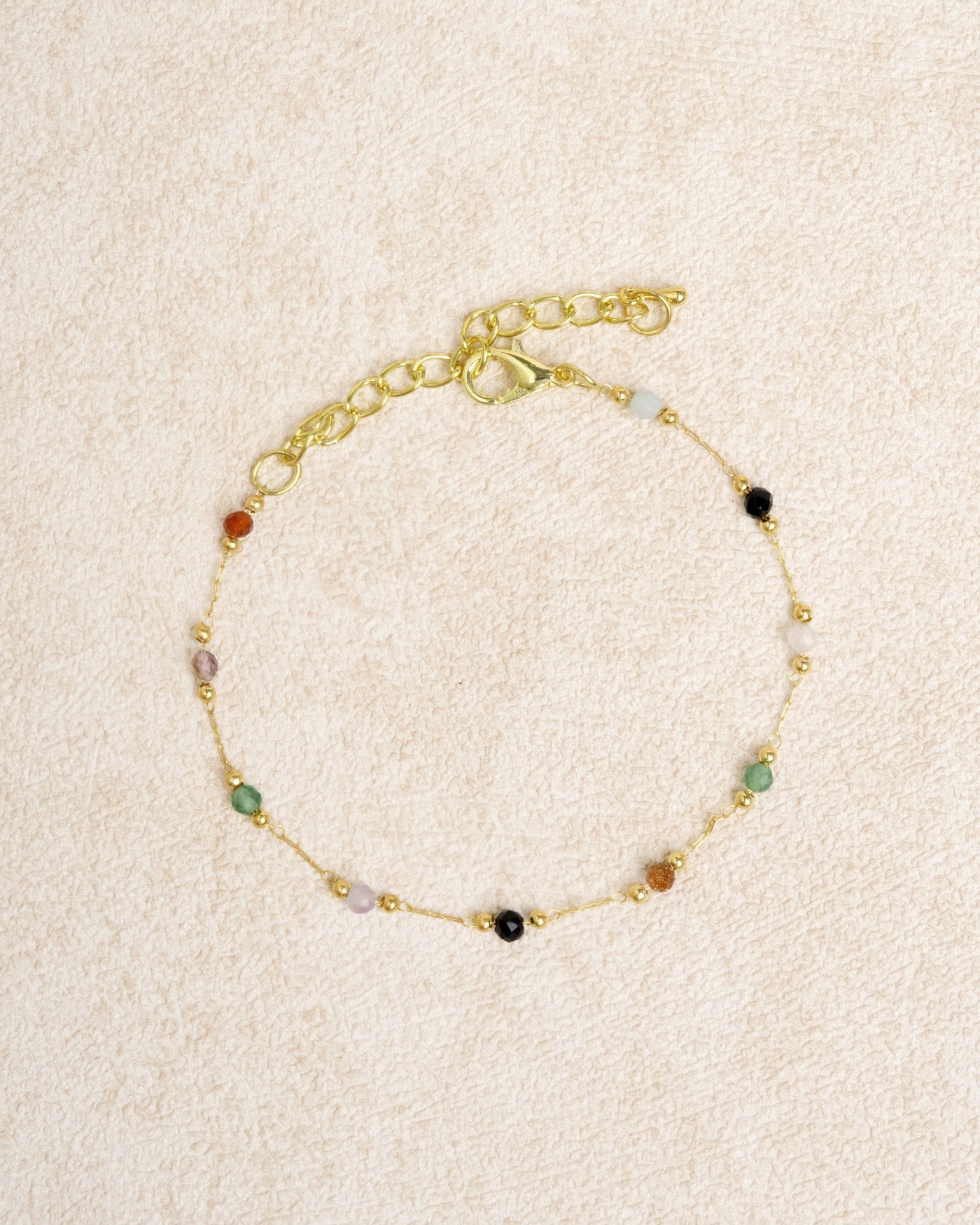 Gold Spacer Beads Bracelet | Rihoas