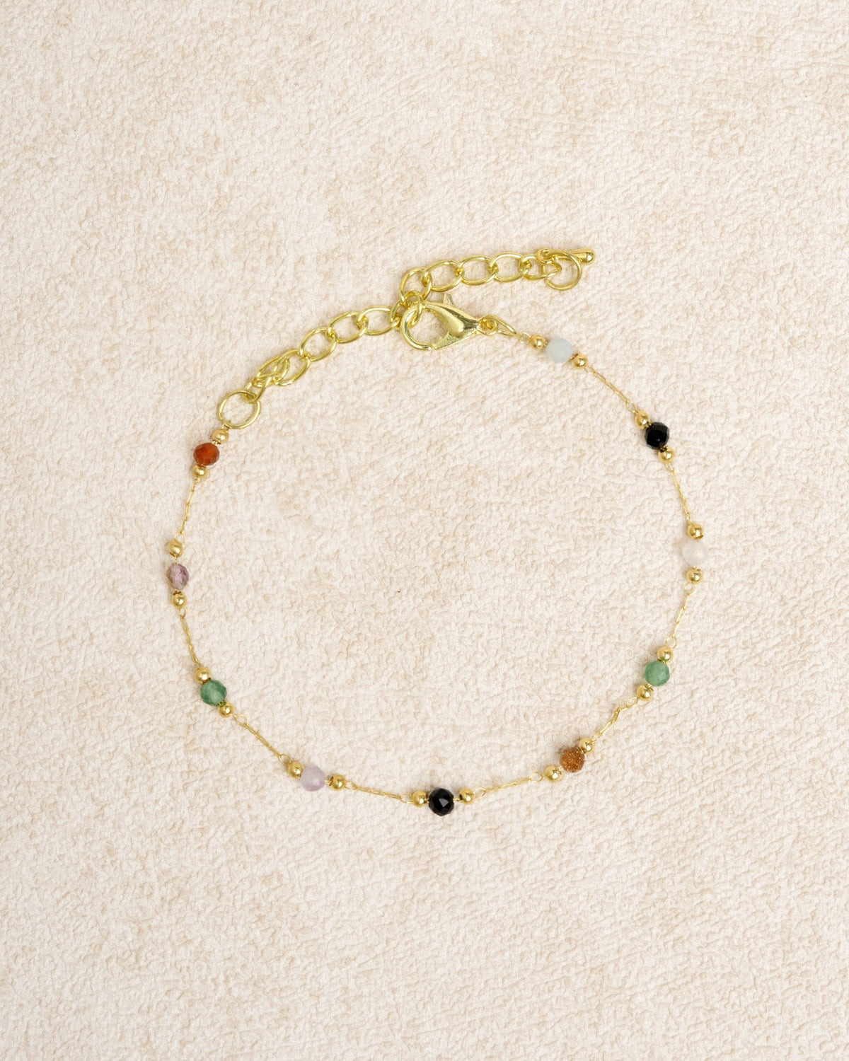 Gold Spacer Beads Bracelet | Rihoas