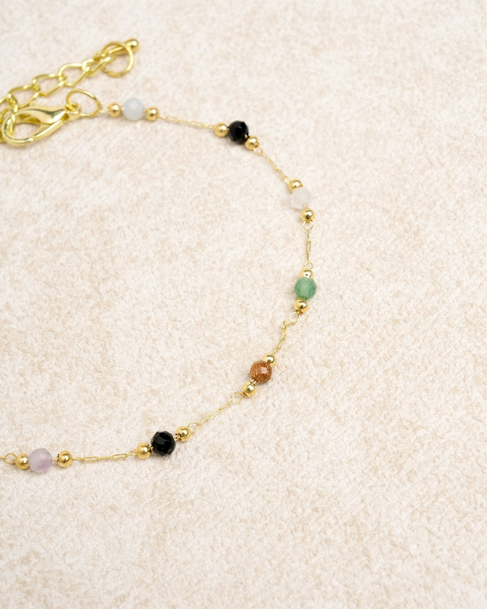 Gold Spacer Beads Bracelet | Rihoas