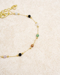 Gold Spacer Beads Bracelet | Rihoas