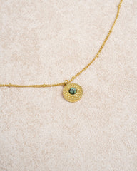 Gold Titanium Tteel Necklace | Rihoas