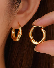 Gold Earrings | Rihoas