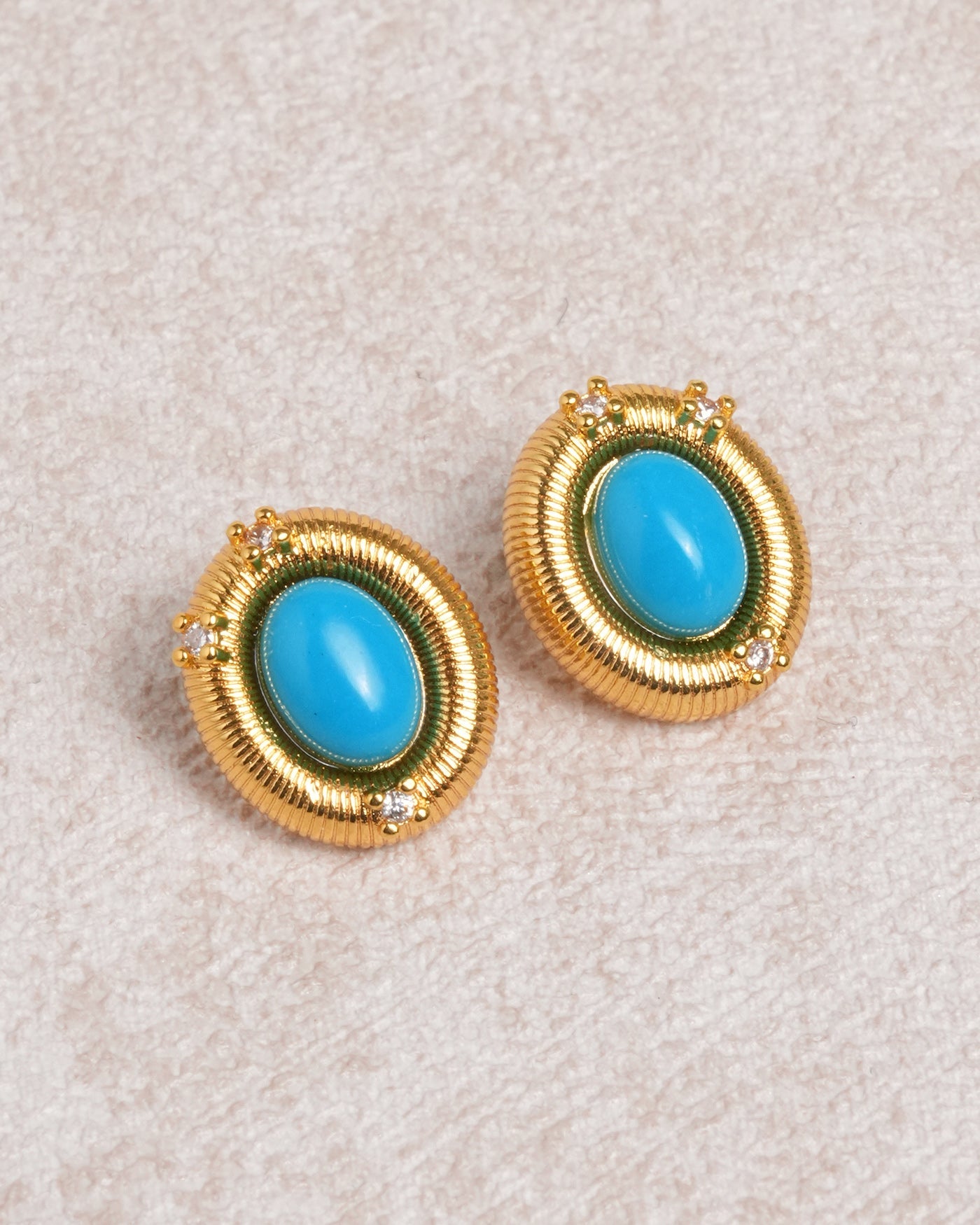 Blue Turquoise Earrings | Rihoas