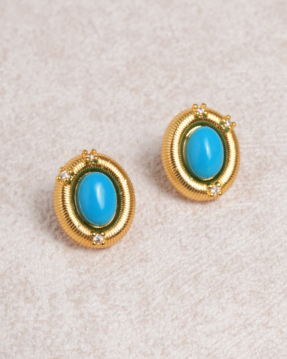 Blue Turquoise Earrings | Rihoas