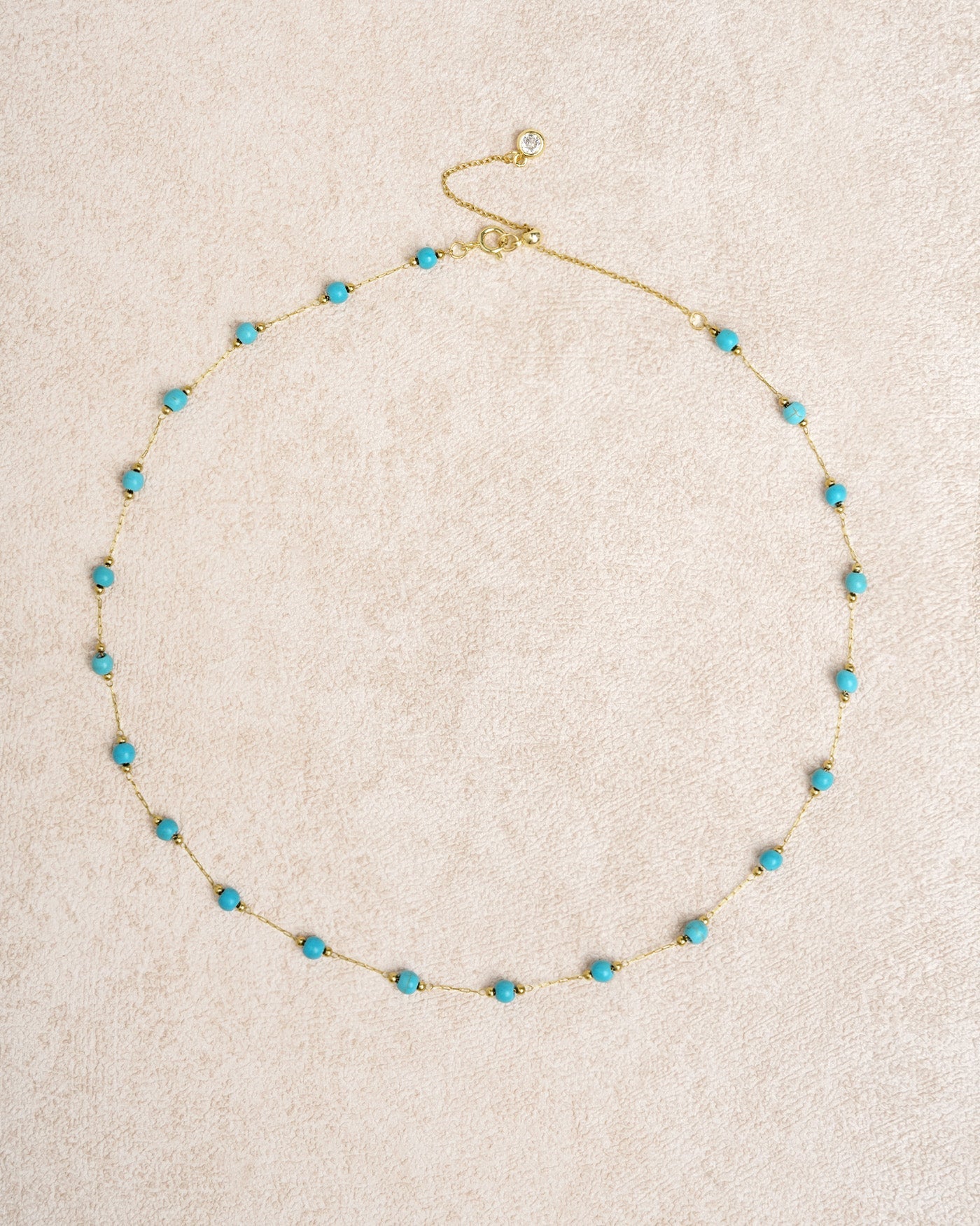 Blue Beads Necklace | Rihoas