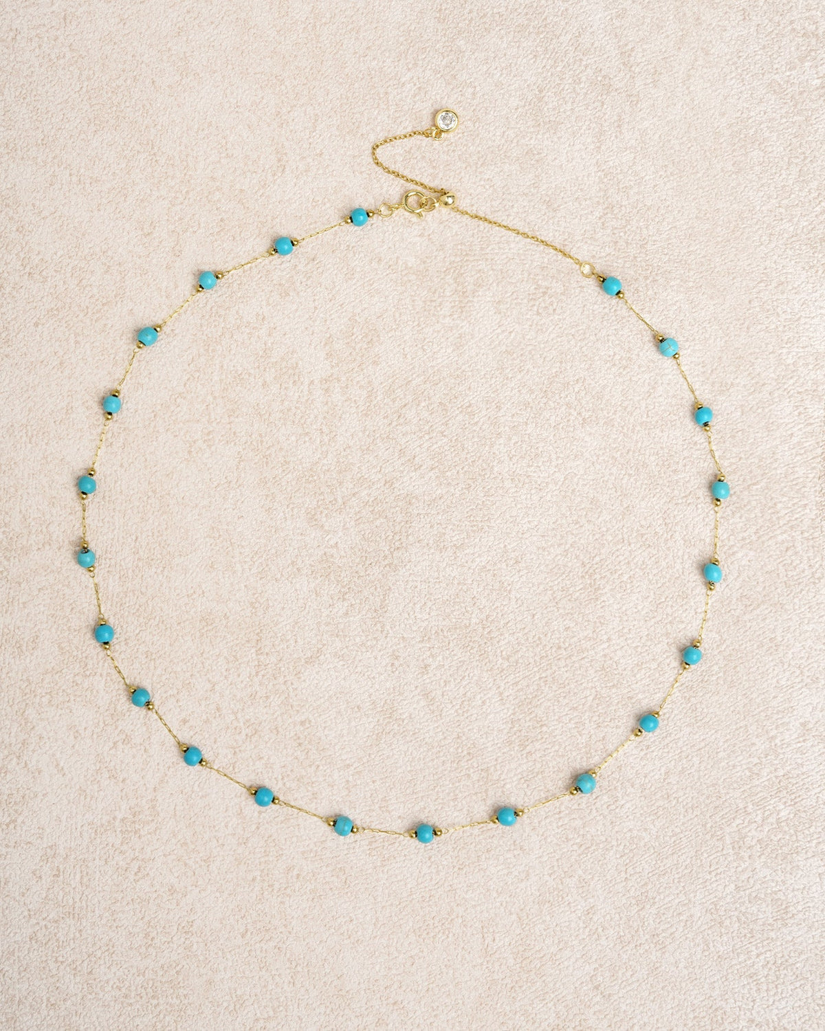 Blue Beads Necklace | Rihoas
