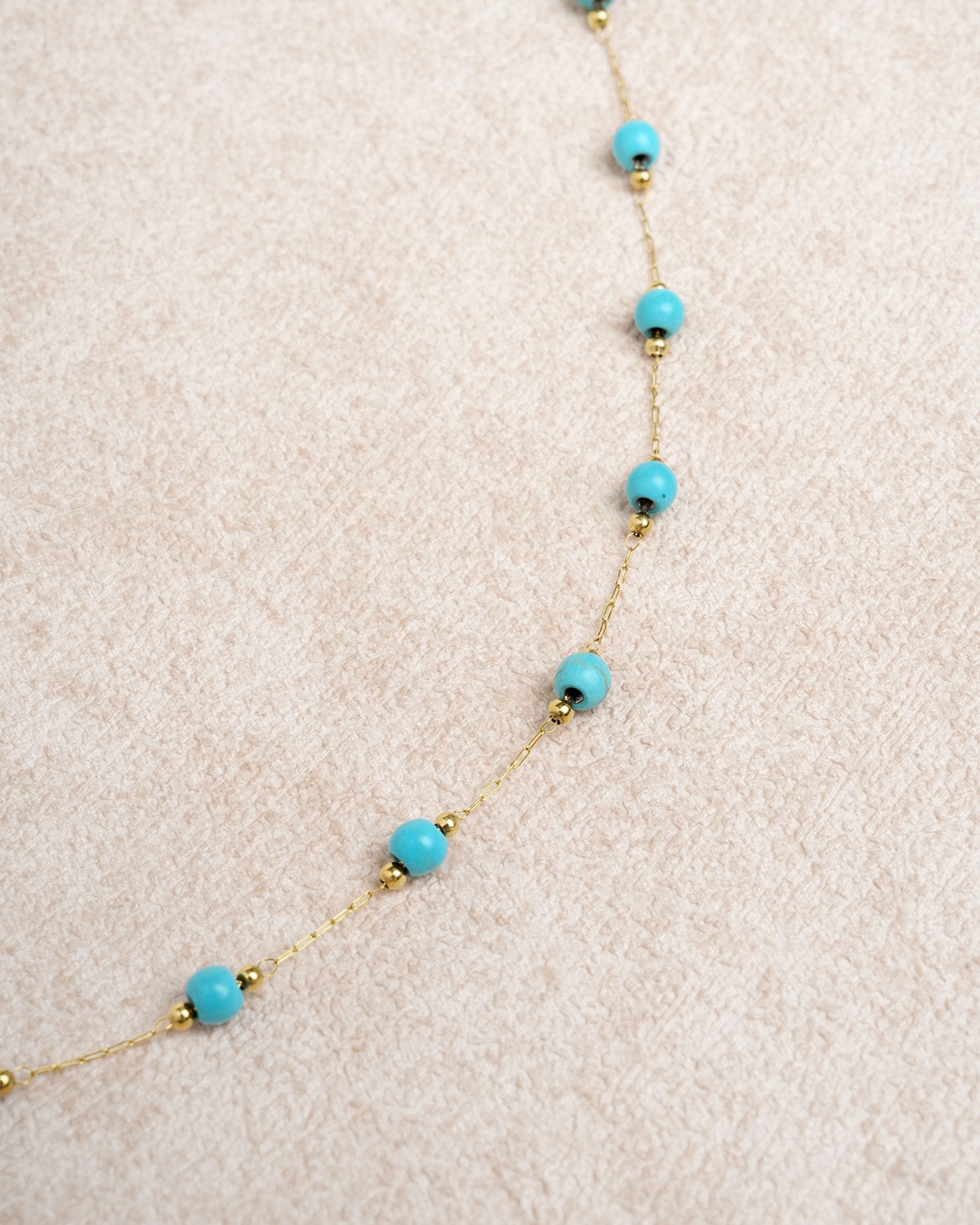Blue Beads Necklace | Rihoas