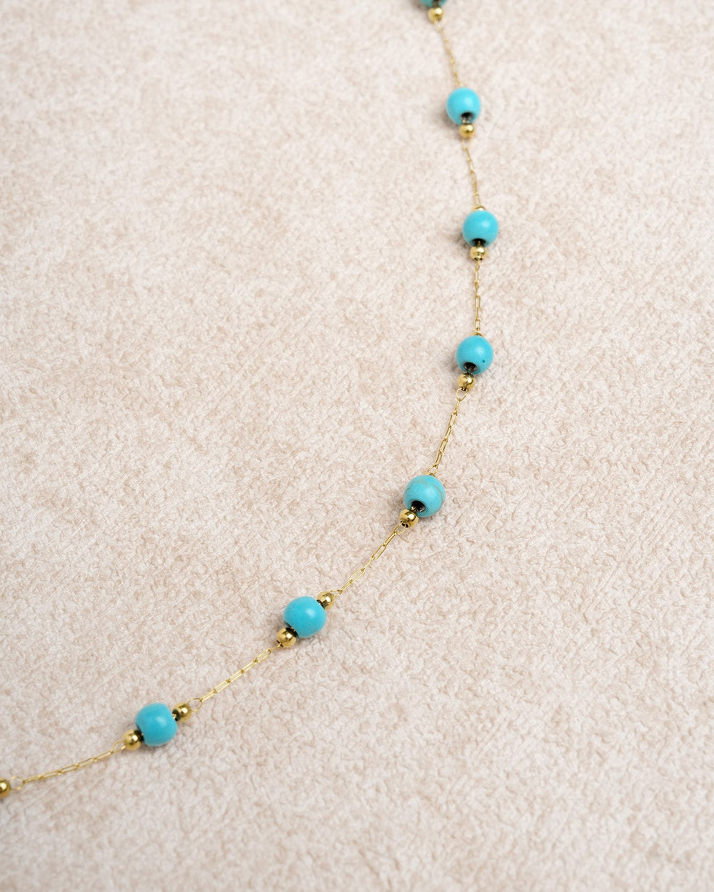Blue Beads Necklace | Rihoas