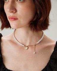 Alloy Pearl Necklace | Rihoas