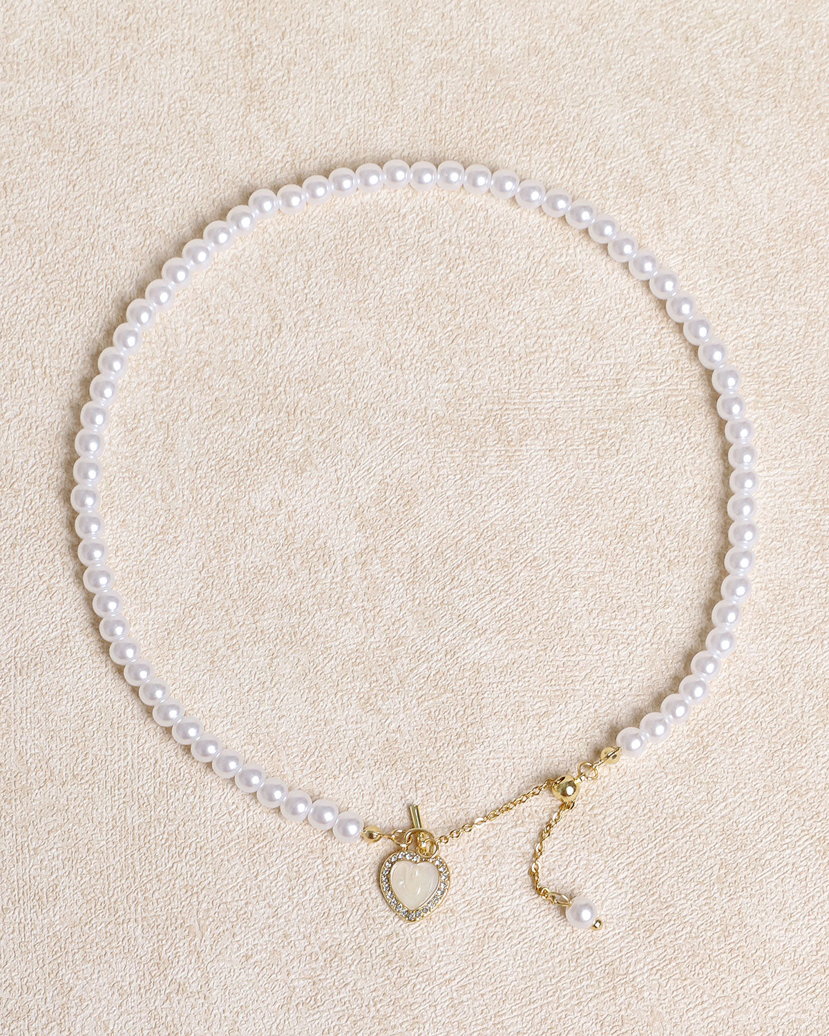 Alloy Pearl Necklace | Rihoas