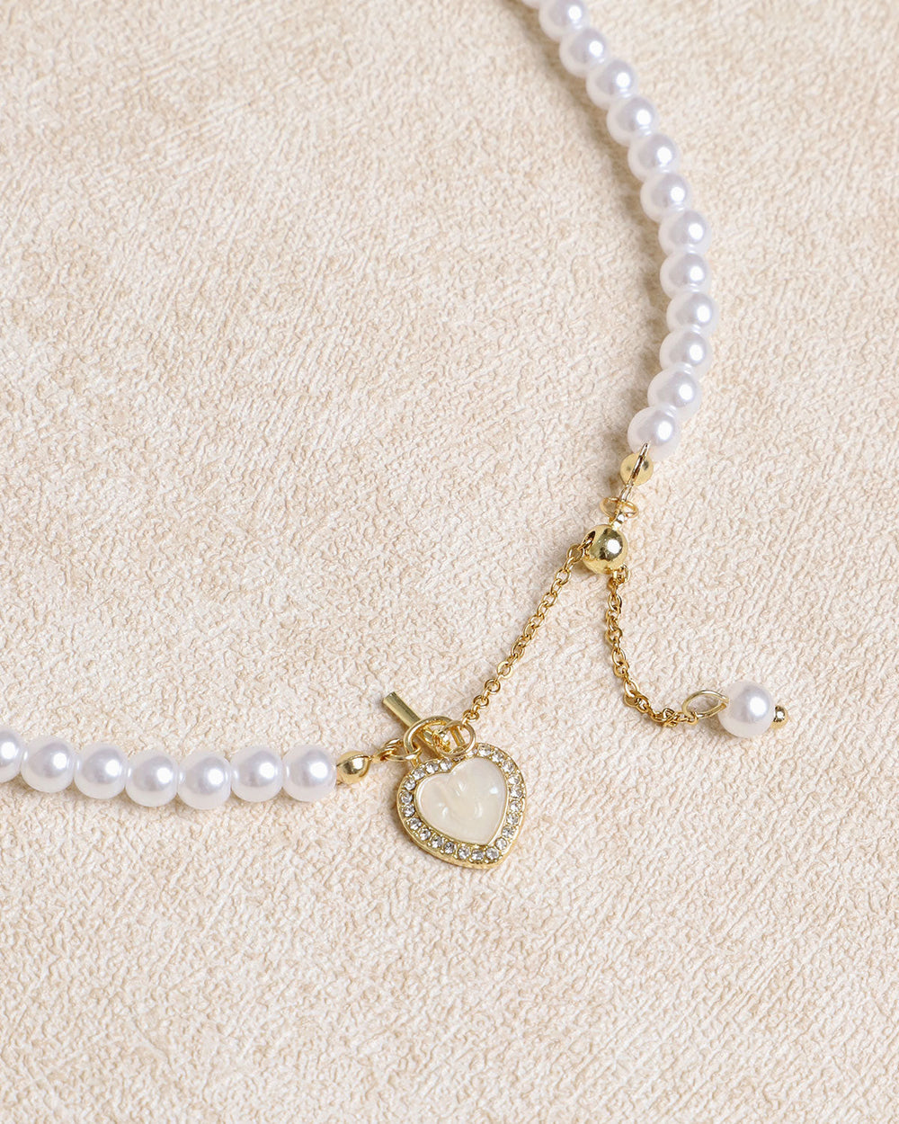 Alloy Pearl Necklace | Rihoas