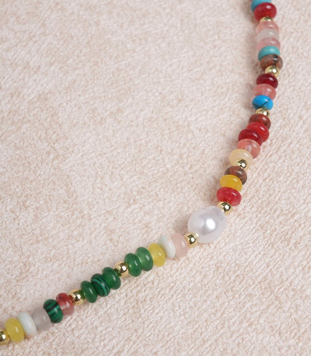 Women's Rainbow Stripes Necklace | Rihoas