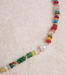 Women's Rainbow Stripes Necklace | Rihoas