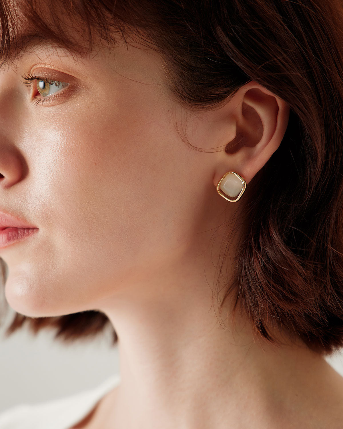 Gold Opal Earrings | Rihoas