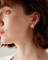 Gold Opal Earrings | Rihoas