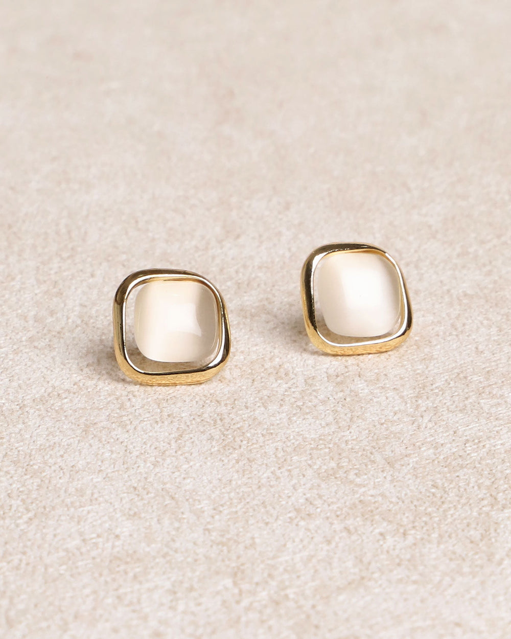 Gold Opal Earrings | Rihoas