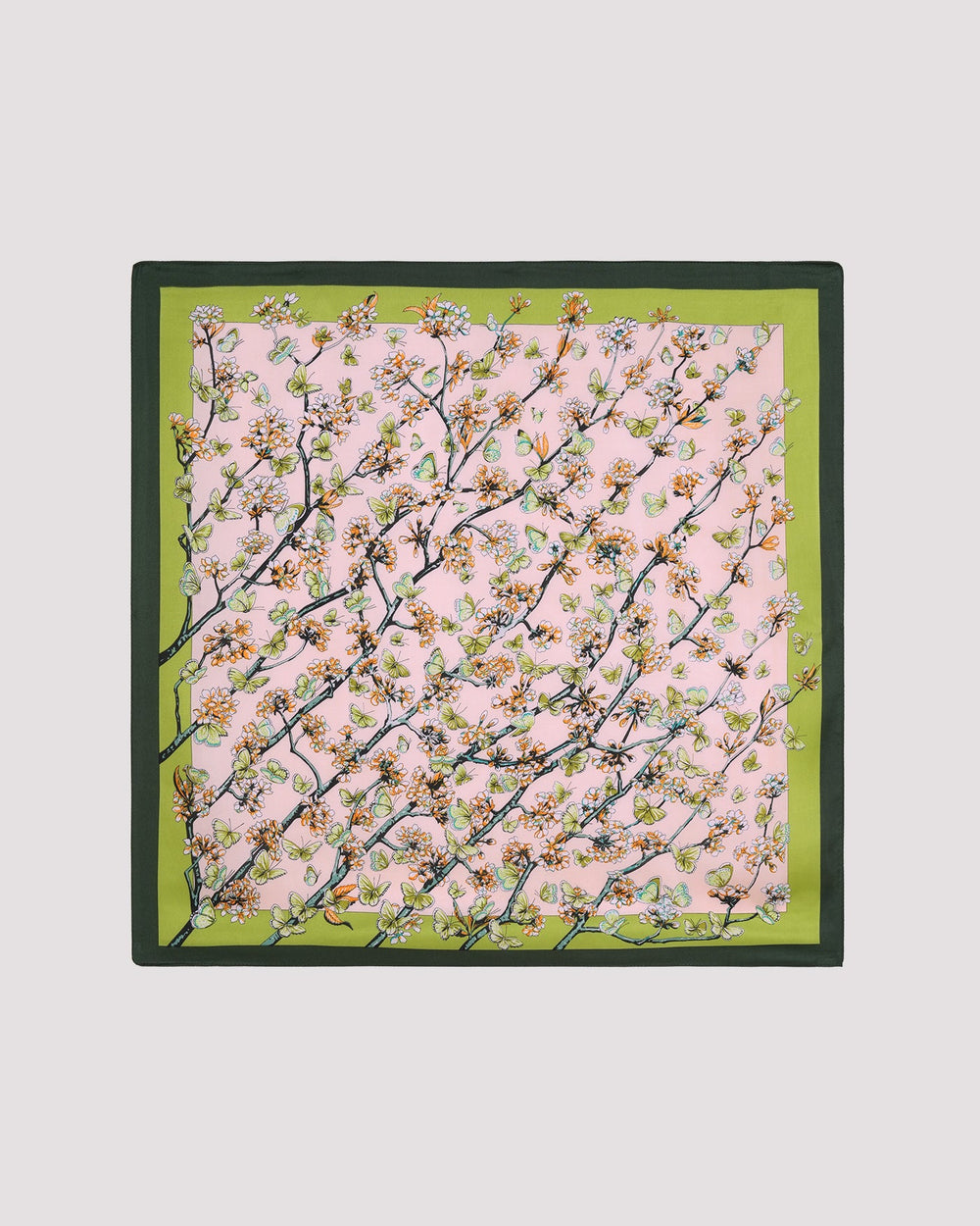Green Floral Scarve | Rihoas