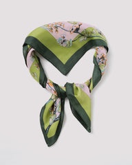 Green Floral Scarve | Rihoas