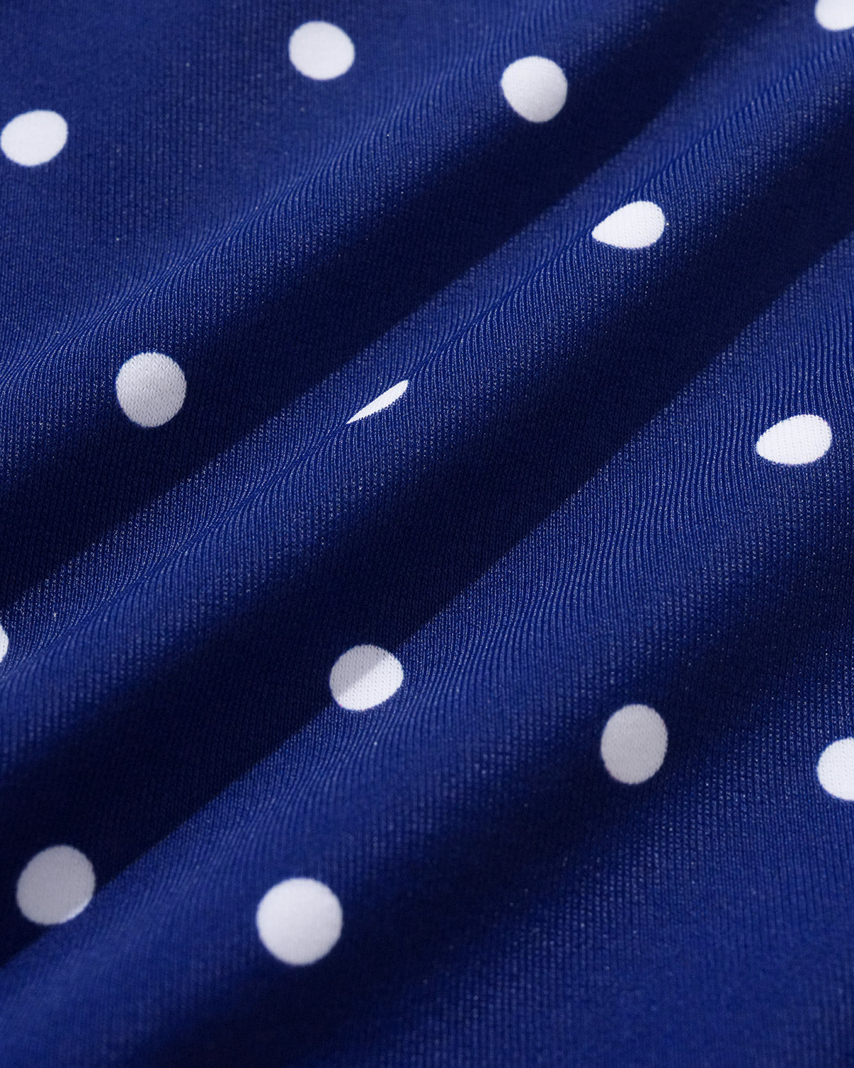 Blue Print Polka Dot One Piece Swimwear | Rihoas