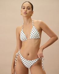 The Polka Dot Tie Bikini Bottom | Rihoas