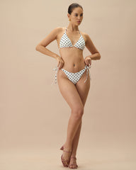 The Polka Dot Tie Bikini Bottom | Rihoas