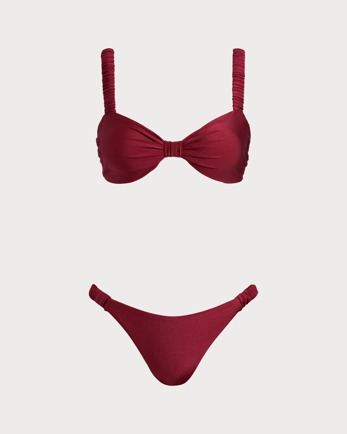 Red Bralette Bikini Sets | Rihoas