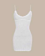 White Drawstring Cover-up | Rihoas