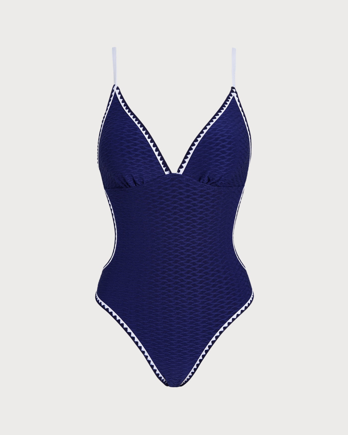 Blue X Cross Bralette One Piece Swimwear | Rihoas