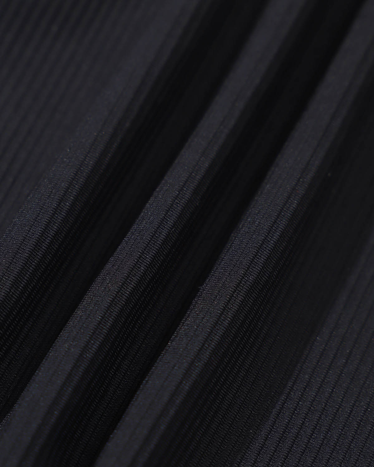 The Black Contrast Ribbed Bikini Top | Rihoas