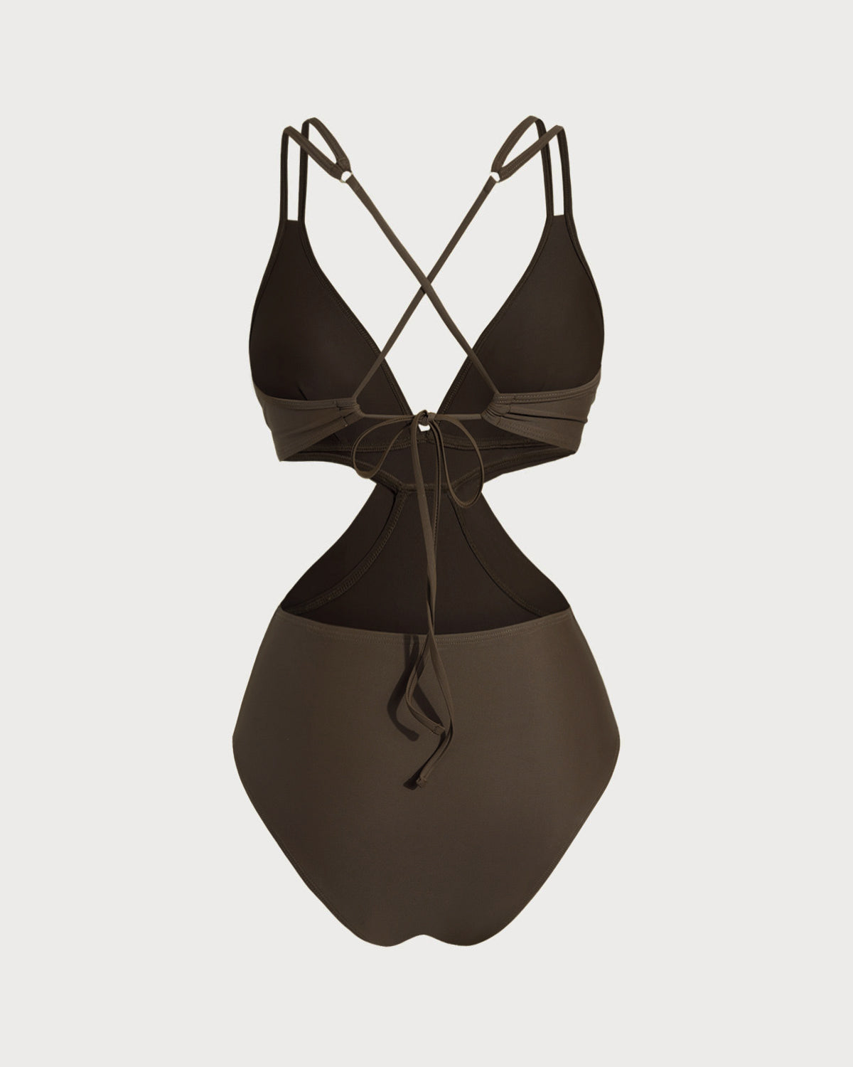 Coffee X Cross One Piece Swimwear | Rihoas